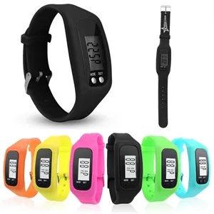 Digital Pedometer Watch Silicone Fitness Tracker