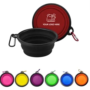 Collapsible Pet Bowl Portable Silicone Travel Dog Cat
