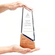 Custom Crystal Trophy Award Plaque Gift | https://www.bestnamebadges.com