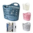 Foldable Ventilated Laundry Basket Wall Mounted Hamper | https://www.bestnamebadges.com
