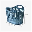 Foldable Ventilated Laundry Basket Wall Mounted Hamper | https://www.bestnamebadges.com