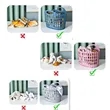 Foldable Ventilated Laundry Basket Wall Mounted Hamper | https://www.bestnamebadges.com