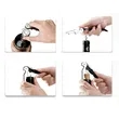 Folding Multifunction Corkscrew Foil Cutter Wine Key | https://www.bestnamebadges.com