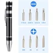 8 In 1 Magnetic Screwdriver Pen Multi Bit Precision Tool | https://www.bestnamebadges.com