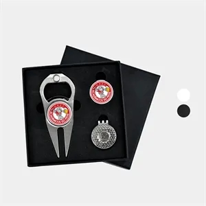 TiTUS® 3-in-1 Golf Tool Set - Divot Tool, Ball Marker & Cap | https://www.bestnamebadges.com