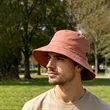 Packable Quick Dry Fishing Bucket Hat W/ Chin Strap | https://www.bestnamebadges.com