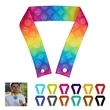 24.8" Reusable Cooling Neck Wraps W/ Button | https://www.bestnamebadges.com
