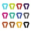 24.8" Reusable Cooling Neck Wraps W/ Button | https://www.bestnamebadges.com