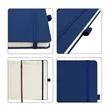 A5 PU Leather Business Notebook W/ Elastic Band | https://www.bestnamebadges.com