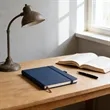 A5 PU Leather Business Notebook W/ Elastic Band | https://www.bestnamebadges.com