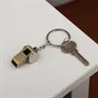 Metal Loud Referee Emergency Whistle Keychain | https://www.bestnamebadges.com