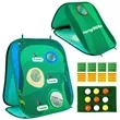 Pop-Up Golf Chipping Net Cornhole Game Set With Targets | https://www.bestnamebadges.com
