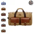 Deluxe Travel Duffel With Shoe Storage | https://www.bestnamebadges.com