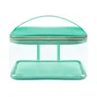 Clear Travel Makeup Bag With Handle | https://www.bestnamebadges.com