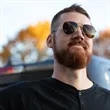 Stunkel Recycled Aviator Sunglasses | https://www.bestnamebadges.com