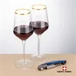 Swiss Force® Opener & Tucson Gold Rim Wine | https://www.bestnamebadges.com