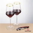 Swiss Force® Opener & Tucson Gold Rim Wine | https://www.bestnamebadges.com