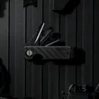 RIDGE® Carbon Fiber KeyCase Slim Metal Key Organizer | https://www.bestnamebadges.com
