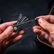 RIDGE® Carbon Fiber KeyCase Slim Metal Key Organizer | https://www.bestnamebadges.com