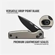 RIDGE® Everyday Titanium Folder Knife | https://www.bestnamebadges.com