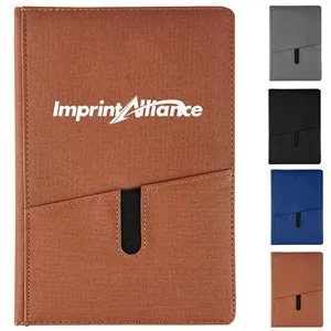 PU Leather Notebook with Pen Slot and Custom Logo