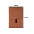 PU Leather Notebook with Pen Slot and Custom Logo | https://www.bestnamebadges.com