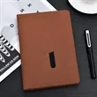 PU Leather Notebook with Pen Slot and Custom Logo | https://www.bestnamebadges.com