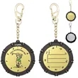 Portable Round 18-Hole Golf Score Counter With Keychain | https://www.bestnamebadges.com