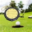 Portable Round 18-Hole Golf Score Counter With Keychain | https://www.bestnamebadges.com