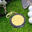 Portable Round 18-Hole Golf Score Counter With Keychain | https://www.bestnamebadges.com