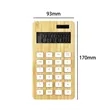 Eco-Friendly Bamboo Calculator with Custom Logo | https://www.bestnamebadges.com