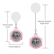 Retractable Nurse Clip Watch with Digital Display | https://www.bestnamebadges.com