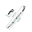 Beaded Golf Score Counter Bracelet With Clip | https://www.bestnamebadges.com