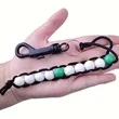 Beaded Golf Score Counter Bracelet With Clip | https://www.bestnamebadges.com
