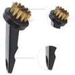 Compact Copper Wire Bristle Golf Club Groove Brush | https://www.bestnamebadges.com