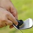 Compact Copper Wire Bristle Golf Club Groove Brush | https://www.bestnamebadges.com