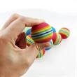 Soft EVA Foam Golf Practice Balls With Color Stripes | https://www.bestnamebadges.com