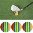 Soft EVA Foam Golf Practice Balls With Color Stripes | https://www.bestnamebadges.com