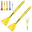 Durable Plastic Golf Tee with Wide Head Support | https://www.bestnamebadges.com