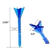 Durable Plastic Golf Tee with Wide Head Support | https://www.bestnamebadges.com