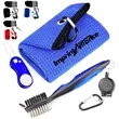 3-in-1 Retractable Golf Club Cleaner Tool | https://www.bestnamebadges.com