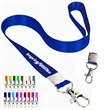 Custom Polyester Lanyard with Metal Swivel Hook | https://www.bestnamebadges.com