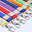 Custom Polyester Lanyard with Metal Swivel Hook | https://www.bestnamebadges.com