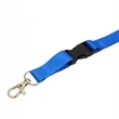 Polyester Lanyard with Plastic Buckle and Metal Hook | https://www.bestnamebadges.com