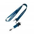 Nylon Detachable 3/4" Lanyard with USB Flash Drive | https://www.bestnamebadges.com