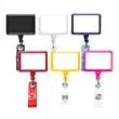 Square Retractable Badge Reel with Nylon Cord | https://www.bestnamebadges.com