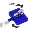 Square Retractable Badge Reel with Nylon Cord | https://www.bestnamebadges.com