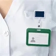 Square Retractable Badge Reel with Nylon Cord | https://www.bestnamebadges.com
