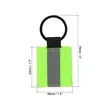 Reflective Safety Keychain Tag | https://www.bestnamebadges.com