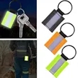 Reflective Safety Keychain Tag | https://www.bestnamebadges.com